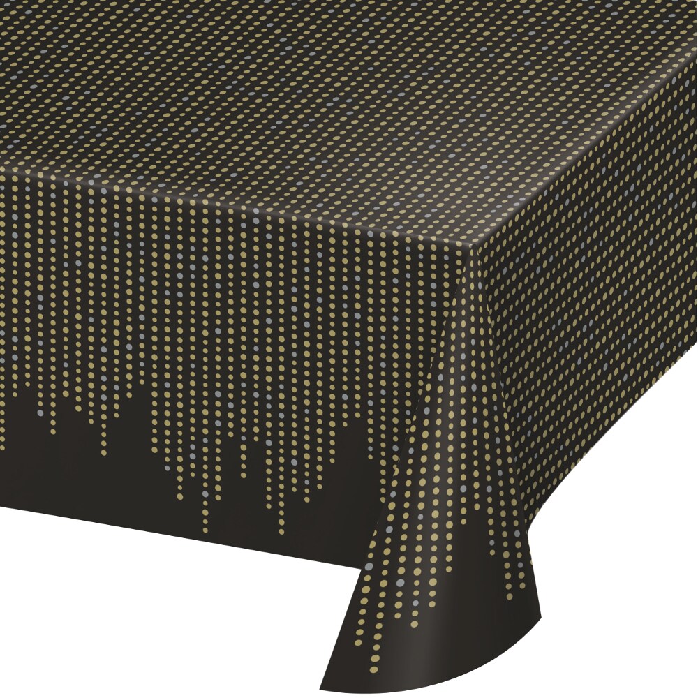0003993868121 - CREATIVE CONVERTING 343960 54 X 102 IN. ROARING 20S PLASTIC TABLECLOTH - CASE OF 6