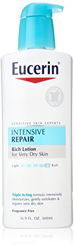 3996009087845 - EUCERIN LOTION, INTENSIVE REPAIR, RICH VERY DRY SKIN, 16.9 OUNCE BOTTLE