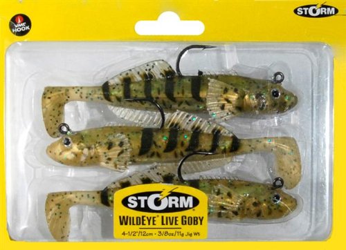 0039984086991 - STORM WILDEYE LIVE GOBY BAIT, 4-1/2-INCH, NATURAL