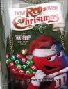 0040000328377 - M&M HOLIDAY BOOK, HOW RED SAVED CHRISTMAS (BOOK CASE FILLED WITH HOLIDAY M&MS)