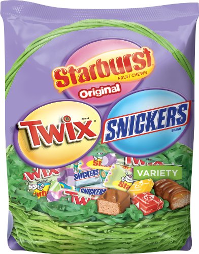 0040000398691 - MARS MINIS VARIETY MIX (STARBURST, TWIX AND SNICKERS), 21.69-OUNCE BAGS (PACK OF 3)