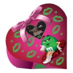 0040000445661 - M&M'S CUPID'S MIX MILK CHOCOLATE CANDIES HEART BOXES