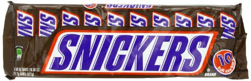 0040000481607 - SNICKERS CANDY BARS, 18.6 OUNCE