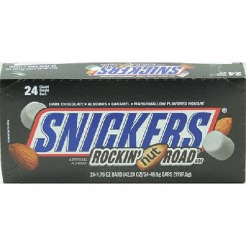 0040000485070 - SNICKERS ROCKIN NUT ROAD BAR 1.76 OZ EACH ( 24 IN A PACK )