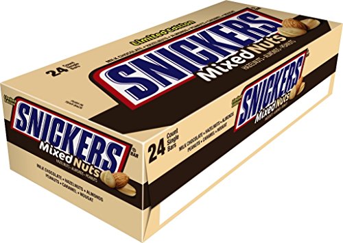 0040000492467 - SNICKERS MIXED NUTS SINGLES BOX, 1.76 OUNCE (PACK OF 24)