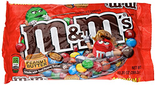 0040000496045 - M&M'S PEANUT BUTTER CHOCOLATE CANDY, 10.19 OZ