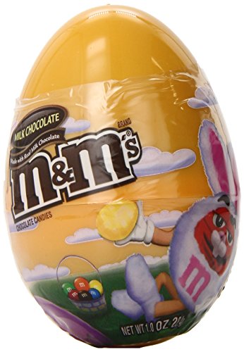 0040000508458 - M&M'S CHOCOLATE CANDY FILLED EGGS, MILK CHOCOLATE, 1-OUNCE EGGS (PACK OF 12)