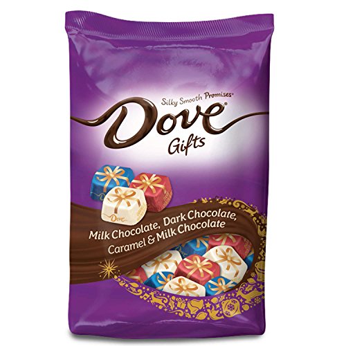 0040000508601 - DOVE PROMISES HOLIDAY GIFTS ASSORTED CHOCOLATE CANDY 24-OUNCE BAG