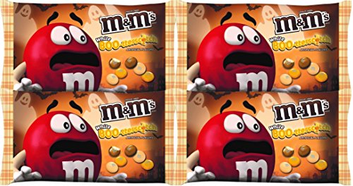 0040000513841 - M&M'S WHITE CHOCOLATE BOO-TTERSCOTCH CANDIES (PACK OF 4)
