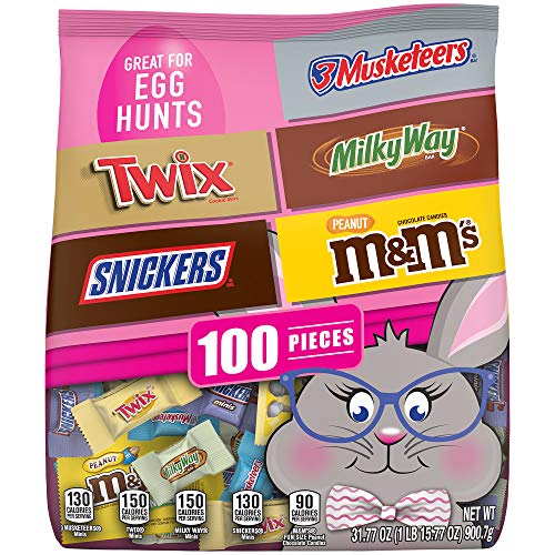 0040000555698 - MARS, CHOCOLATE & MORE SPRING CANDY VARIETY MIX, 100 CT