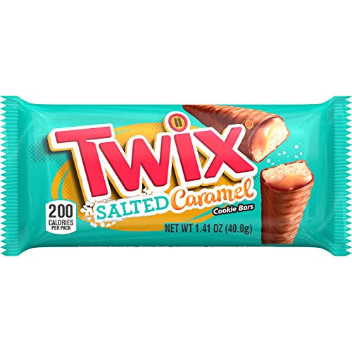 0040000574552 - TWIX FULL SIZE SALTED CARAMEL CHOCOLATE COOKIE BARS, 28.2OZ/20CT