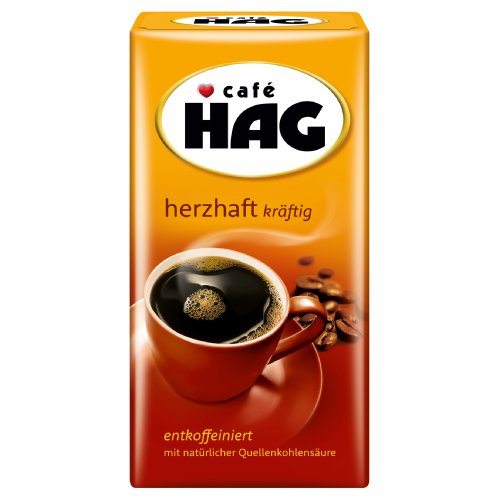 4000550132004 - CAFÈ HAG STRONG, SAVOURY AROMA, WITHOUT CAFFEINE, FILTER COFFEE, 500G, 19132