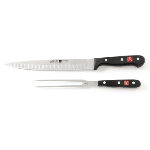 4002293870403 - WUSTHOF GOURMET CARVING KNIFE AND MEAT FORK