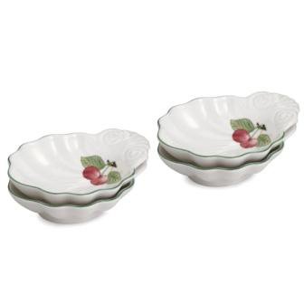 4003686189812 - VILLEROY & BOCH FRENCH GARDEN SHELL RELISH DISHES, SET OF 4