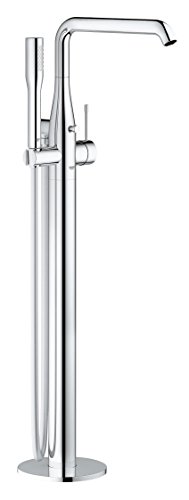 4005176307263 - ESSENCE NEW 1-HANDLE FLOOR STANDING TUB FILLER IN GROHE STARLIGHT® CHROME