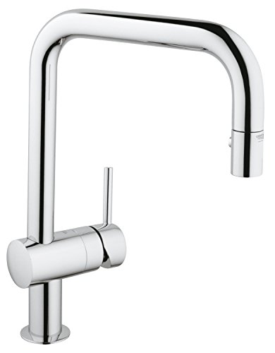 4005176830204 - GROHE 32319000 MINTA SINGLE-HANDLE PULL-DOWN SPRAY HEAD KITCHEN FAUCET