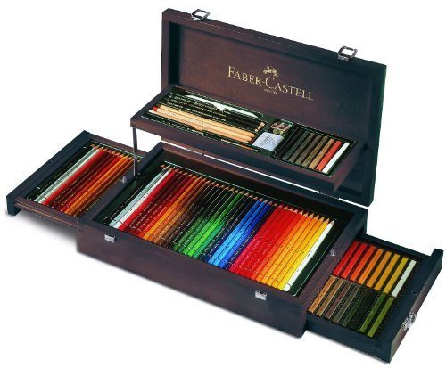 4005401100867 - FABER-CASTELL ART AND GRAPHIC COLLECTION MAHOGANY VANEER CASE