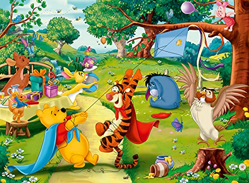 4005556129973 - RAVENSBURGER DISNEY POOH TO THE RESCUE 100 XXL PIECE JIGSAW PUZZLE FOR KIDS – EVERY PIECE IS UNIQUE, PIECES FIT TOGETHER PERFECTLY