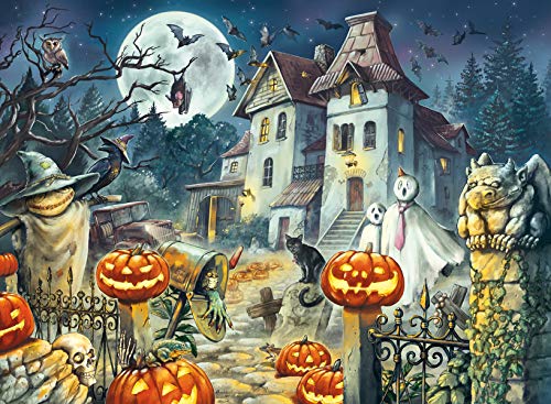 4005556132645 - RAVENSBURGER 13264 HALLOWEEN HOUSE 300 XXL PIECE JIGSAW PUZZLE FOR KIDS – EVERY PIECE IS UNIQUE, PIECES FIT TOGETHER PERFECTLY