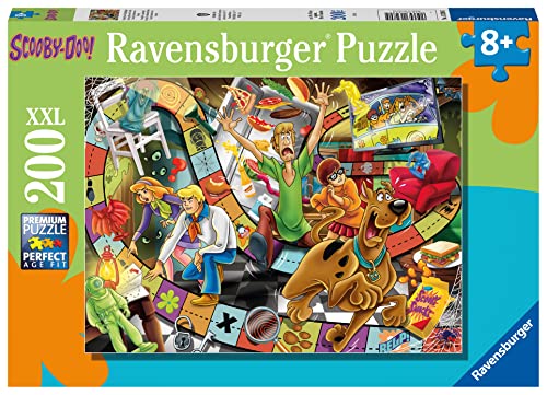 4005556132805 - RAVENSBURGER SCOOBY DOO HAUNTED GAME 200 PIECE PIECE JIGSAW PUZZLE FOR KIDS – EVERY PIECE IS UNIQUE, PIECES FIT TOGETHER PERFECTLY