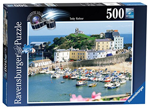 4005556146550 - JIGSAW - PHOTO GALLERY #7 - TENBY HARBOUR 500 PIECE - RB14655 - RAVENSBURGER.