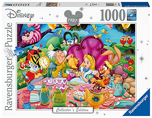 4005556167371 - RAVENSBURGER ALICE IN WONDERLAND 1000 PIECE JIGSAW PUZZLE FOR ADULTS – EVERY PIECE IS UNIQUE, SOFTCLICK TECHNOLOGY MEANS PIECES FIT TOGETHER PERFECTLY