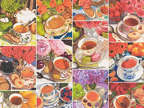 4005556171903 - RAVENSBURGER TEATIME 750 PIECE JIGSAW PUZZLE FOR ADULTS – EVERY PIECE IS UNIQUE, SOFTCLICK TECHNOLOGY MEANS PIECES FIT TOGETHER PERFECTLY