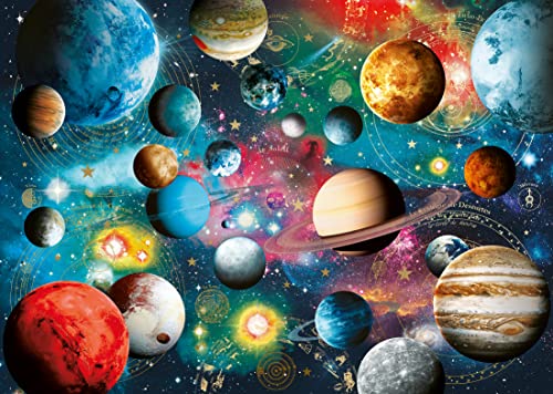 4005556174683 - RAVENSBURGER PLANETARIUM 500 PIECE LARGE FORMAT JIGSAW PUZZLE FOR ADULTS - 17468 - EVERY PIECE IS UNIQUE, SOFTCLICK TECHNOLOGY MEANS PIECES FIT TOGETHER PERFECTLY