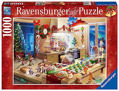 4005556175635 - RAVENSBURGER MERRY MISCHIEF 1000 PIECE JIGSAW PUZZLE FOR ADULTS - 17563 - EVERY PIECE IS UNIQUE, SOFTCLICK TECHNOLOGY MEANS PIECES FIT TOGETHER PERFECTLY
