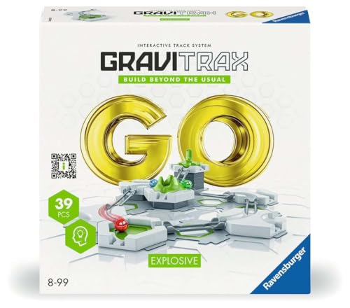 4005556237043 - RAVENSBURGER GRAVITRAX GO EXPLOSIVE- MARBLE RUN, STEM AND CONSTRUCTION TOYS FOR KIDS AGE 8 YEARS UP - KIDS GIFTS