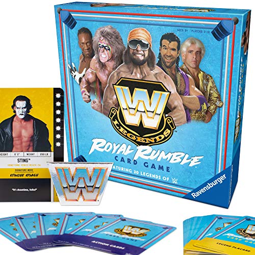 4005556268689 - RAVENSBURGER WWE LEGENDS ROYAL RUMBLE CARD GAME FOR KIDS AND ADULTS - INCLUDES 30 WWE LEGENDS!