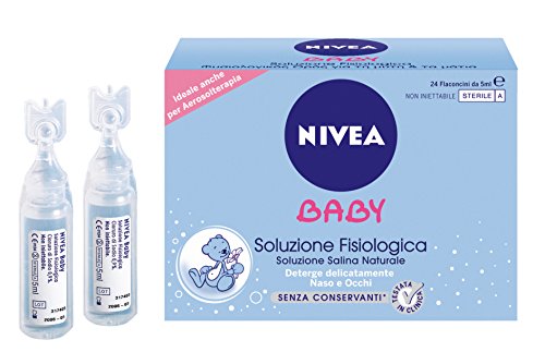 4005808805419 - NIVEA BABY NASAL NATURAL SALINE SOLUTION FOR NOSE & EYES 24 AMBOOL 5ML