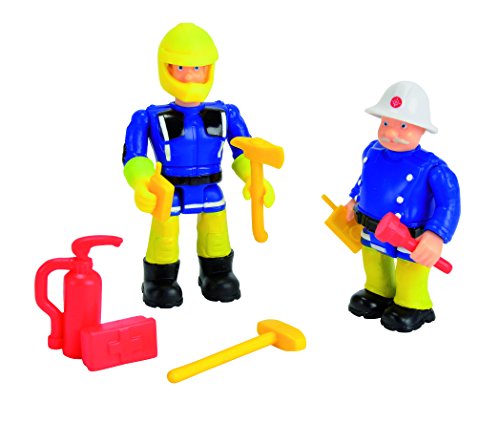 4006592910495 - FIREMAN SAM - FIGURINES DOUBLE PACK (SAM AND OFFICER STEELE)