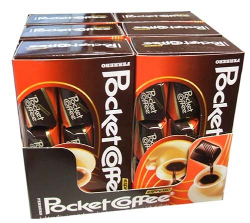 4008400141800 - POCKET COFFEE FERRERO 6-18 PIECE PACKS (108 PIECE CASE)