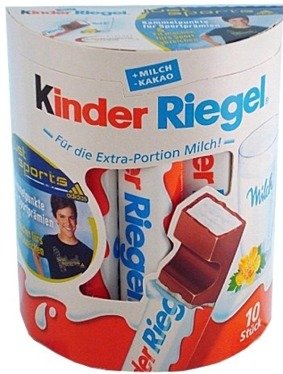 4008400221120 - KINDER RIEGEL CHOCOLATE STICKS ( 10'S )