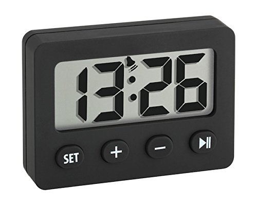 4009816025067 - LA CROSSE TECHNOLOGY 60.2014.01 DIGITAL TIMER WITH ALARM AND STOPWATCH, BLACK
