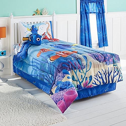 4009930780606 - DISNEY/PIXAR FINDING DORY REVERSIBLE TWIN COMFORTER COLLECTION BY JUMPING BEANS