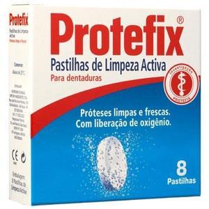 4009932682311 - PROTEFIX PASTILHAS DE LIMPEZA ATIVA C/ 8