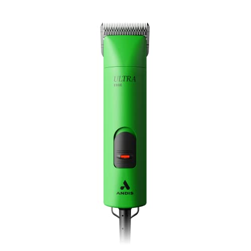 0040102246951 - ANDIS 24715 ULTRAEDGE SUPER 2-SPEED DETACHABLE BLADE CLIPPER, PROFESSIONAL ANIMAL/DOG GROOMING, SPRING GREEN, AGC2