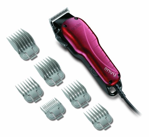 0040102662157 - ANDIS ENVY HAIR CLIPPER,RED