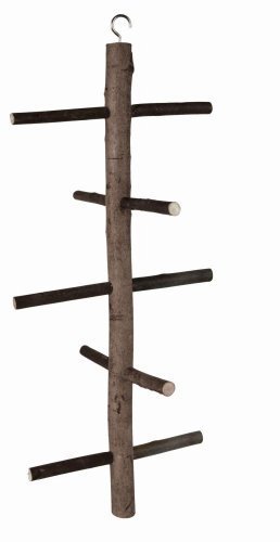 4011905058023 - LARGE NATURAL LIVING WOODEN CLIMBING FRAME FOR PET BIRDS, COCKATIEL SWING & PERCHES
