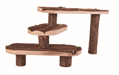 4011905062143 - TRIXIE 6214 NATURAL LIVING STAIRS FOR SMALL ANIMALS 38 × 24 CM