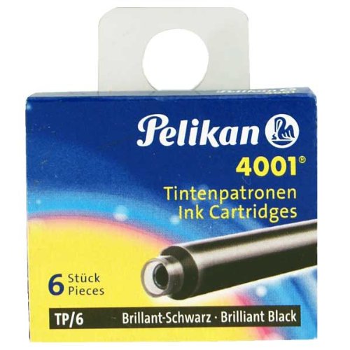 4012700301215 - PELIKAN 4001 INK CARTRIDGES BRILLIANT BLACK