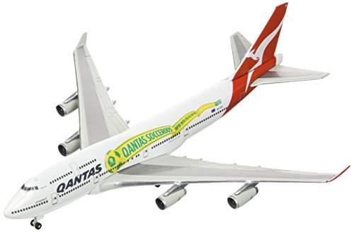 4013150515597 - DARON HERPA QANTAS 747-400 SOCCEROOS LIVERY DIECAST AIRCRAFT, 1:500 SCALE