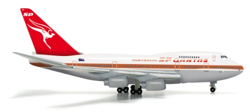 4013150523714 - DARON HERPA QANTAS 747SP OLD LIVERY DIECAST AIRCRAFT, 1:500 SCALE