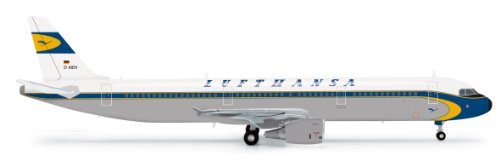 4013150555517 - DARON HERPA LUFTHANSA A321 RETRO LIVERY MODEL KIT (1/200 SCALE)