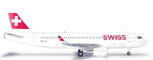 4013150556262 - DARON HERPA SWISS INTERNATIONAL A320 REG#HB-JLT MODEL KIT (1/200 SCALE)