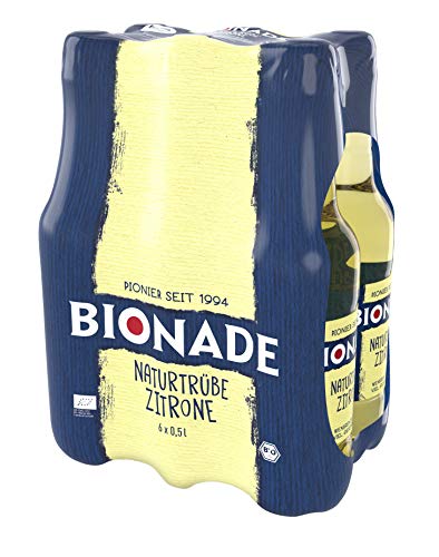 4014472970057 - BIONADE SOFT DRINK CLOUDY LEMON, 16.9OZ PLASTIC BOTTLES, 6-PACK