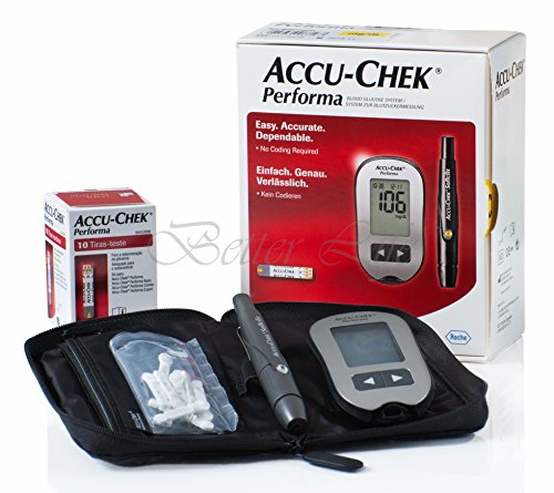 4015630980857 - ACCU CHEK PERFORMA BLOOD GLUCOSE METER AND LANCING DEVICE FAST 5 SECOND TEST