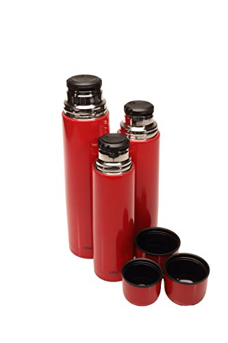 4017166543117 - CILIO STAINLESS STEEL INSULATED TRAVEL BOTTLE, 17-OUNCE, RED